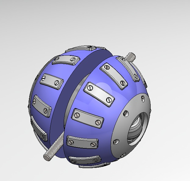 FusionDrive omnidirectional wheel mechanism CAD design